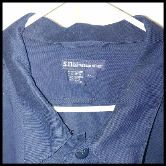5.11 Tactical Series Midnight Navy Long Sleeve, 4XL - Picture 3 of 7